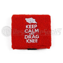 Load image into Gallery viewer, Keep Calm And Drag Knee Brake Reservoir Covers
